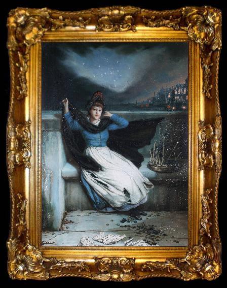 framed  Augustus e.mulready The Close of Day  Selling Out, ta009-2